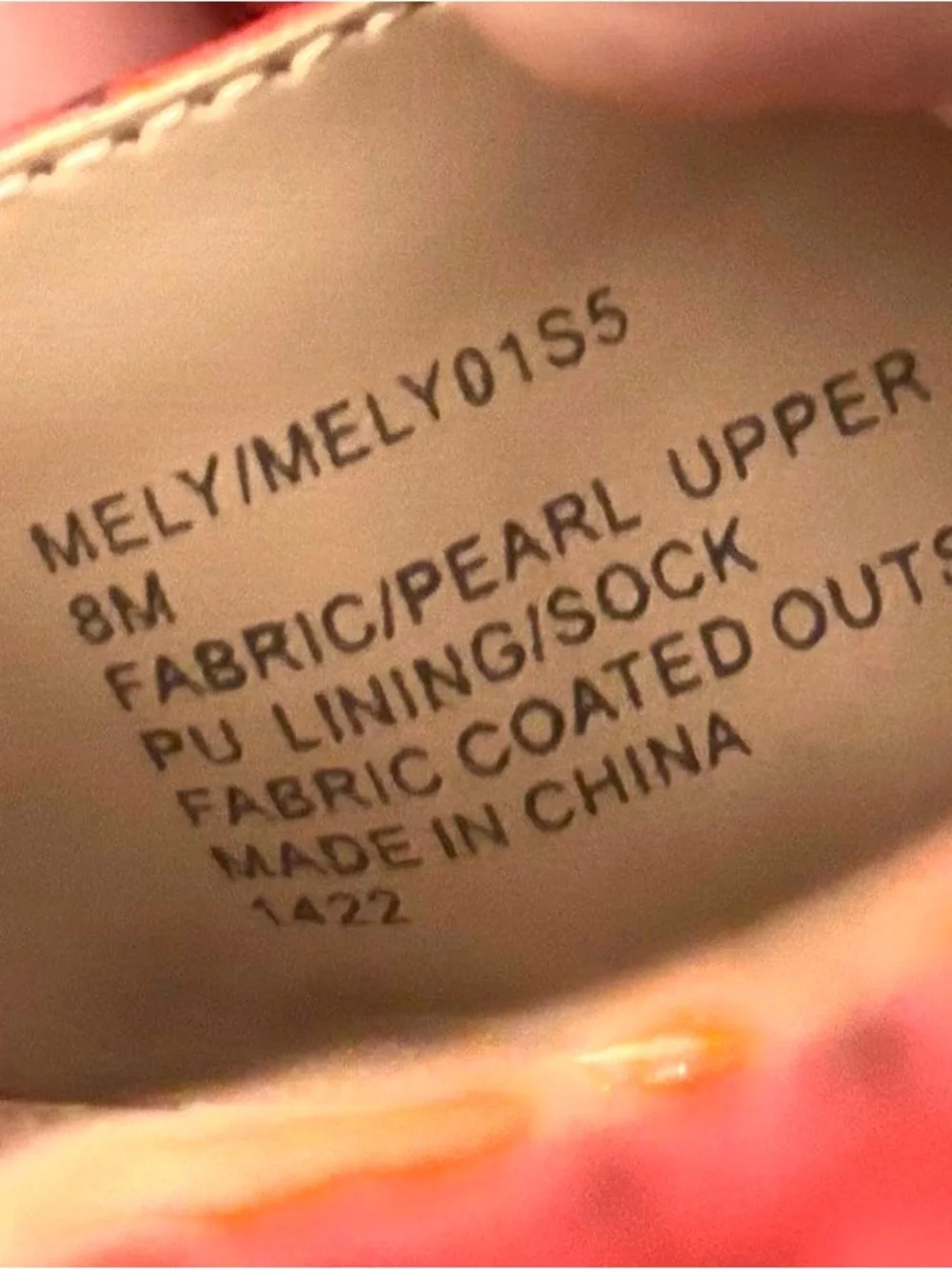 Betsey Johnson Mely Platform Sandal size 8 Roses and Pearls Pink Puff Heart - Picture 9 of 9